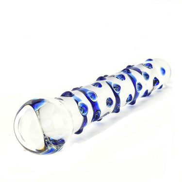 Nubby Textured Glass Dildo